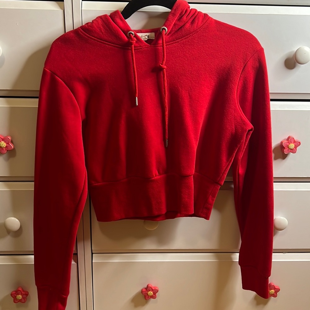Red hoodie